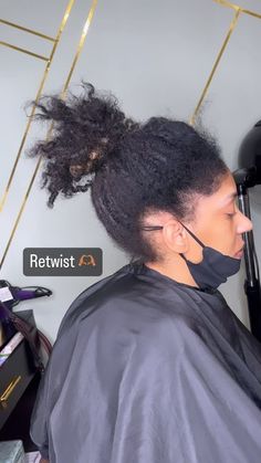 MK🌹 | Styles without a retwist part 2 🫶🏽🥰.. . . This is for my girlies who need to wash in between appts but aren’t quite yet ready to retwist.… | Instagram Loc Styles Without Retwist, Retwist Locs Style