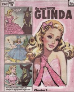 an advertisement for the animated film,'the good witch with glinda '