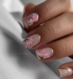 Nail Art Printer, Wow Nails, Nails Today, Elegant Nails, Long Lashes, Floral Nails, Nail Paint, Nail Extensions, Nude Nails