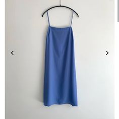 This Size Is No Longer Available On Website. Color Is Cornflower. Fixed Spaghetti Strap, Midi Length Slip With A Straight Cut Neckline At Front And Back. -100% Silk Charmeuse -Sustainably And Ethically Made In California -Size Med -Worn Once -Designed To Layer Perfectly Under The Kamperett Mae Dress In Cornflower; Kamperett Mae Dress Listing Sold Separately! -Approximate Garment Measurements - Bust 38” - Waist 40” - Hip 46” - Length 35” Silk Slip Dress, Silk Charmeuse, Silk Slip, Straight Cut, Midi Length, Spaghetti Strap, Dresser, Slip Dress, Spaghetti