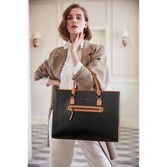 Modern Briefcase, Briefcase For Women, Laptop Handbag, Briefcase Women, Women Shoulder Bag, Laptop Briefcase, Business Laptop, Leather Laptop, Black Bag