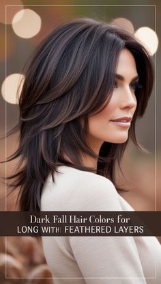 Dark Fall Hair Colors for Brunettes Long with a Braided Crown 🎉 Brunette Hair Ideas Fall, Brunette With Dark Blonde Highlights, Hair Color Ideas For Brunettes Cool Tone, Cool Toned Fall Hair, Fall 2024 Hairstyle Trends, Fall Brunette Hair Color Pale Skin, 2024 Brunette Hair Trends Fall, Brown Hair Color With Lowlights, Dark Hair Ideas For Fall