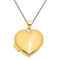 Jewelry Closure: Spring Ring ClaspLink Construction: SolidShape: HeartMetal Color: YellowChain Length: 18 InchChain Width: .5 MillimetersPendant Length: 24mmPendant Width: 19mmMetal: 14k GoldChain Construction: BoxCare: Wipe CleanNecklace Type: Locket NecklacesCountry of Origin: Imported Gold Round Locket Necklace With Heart Charm, Gold Heart Cut Locket Jewelry, Gold Heart Charm Locket Necklace, Gold Heart Jewelry Stamped 14k, 14k Gold Heart Cut Locket Jewelry, 14k Gold Heart-shaped Jewelry, Gold Heart Locket Necklace In 14k Gold, Gold Heart Locket Necklace 14k, Gold Heart Locket Necklace Stamped 14k