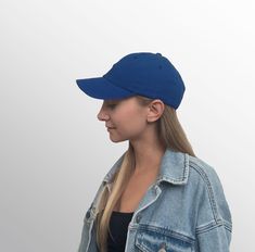 "Is your head too small for regular size hats? If you have a difficult time finding a hat to fit your head, Liddle hats are likely perfect for you! Liddle hats fit smaller than average size head. They're \"petite\" or \"small\" fit, and offer a casual, stylish look for everyday wear. Measurements: 53-57 cm head circumference (21-22.5 inches) ∙ Small-fit / Petite-fit ∙ Royal Blue ∙ 100% bio-washed chino twill ∙ Flexible visor ∙ Adjustable back clasp If you're looking for different colors, check o Hats For Small Heads, Buzz Haircut, Bachelorette Party Hat, Navy Hat, Petite Woman, Flex Fit Hats, Small Head, Toddler Hat, White Hat