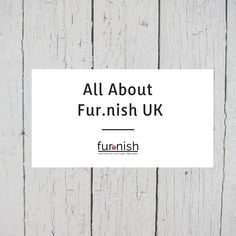 a sign that says all about fur nish uk on the side of a wooden wall