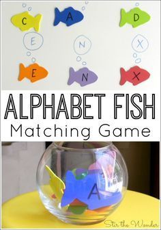 an alphabet fish matching game for kids