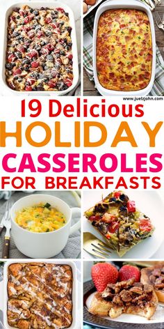 19 delicious holiday casseroles for breakfast