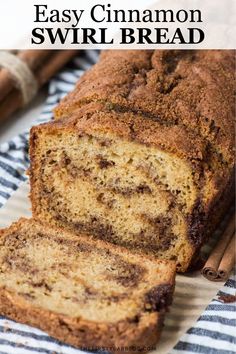 this easy cinnamon swirl bread is made with only 3 ingredients