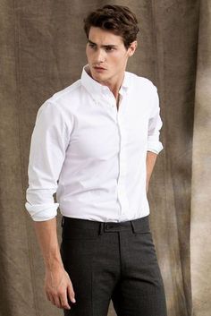 White Shirt Outfit For Men, Job Interview Outfits, Gemini Hair, Job Interview Outfit, Interview Outfits, Mens Photoshoot Poses, Boost Confidence