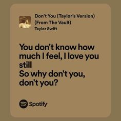 a brown background with the words, you don't know how much i feel love you