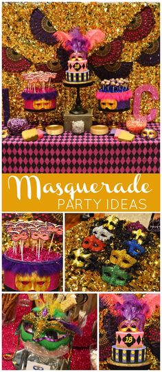 masquerade party ideas for mardi gras, carnivals and other events