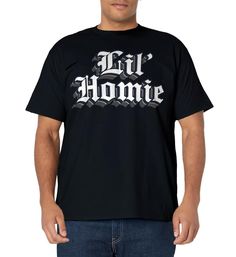 PRICES MAY VARY. Our new Lil' Homie Lowrider Chicano Cholo t-shirt is for fans of Cali Lowrider culture & West Coast Hip Hop. Perfect for kids, babies & toddler as well as adults. Original Mexican Chicano clothing flavor for 3-wheeling Latinos and Latinas! Chicano pride! This cute old school Lil Homie tshirt is perfect for a Chicano party, as a gift for a new baby, as a Birthday or Christmas present. Original Chicano art to represent California, East Los Angeles, San Diego, Tijuana. Lightweight, Hip Hop Tops With Letter Print For Fans, Hip Hop Shirt With Letter Print For Fan Merchandise, Fan Apparel Letter Print Shirt For Streetwear, Chicano Clothing, Lowrider Culture, East Los Angeles, Chicano Art, Lowrider, Branded T Shirts