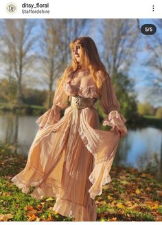 Ren Faire Costume, Cottagecore Outfits, Fairytale Dress, Fantasy Dress, Fantasy Clothing, Fantasy Fashion, Historical Fashion