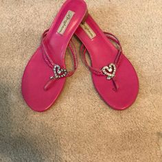 Never Worn-New Elegant Slip-on Flip Flops For Spring, Pink Almond Toe Sandals For Summer, Women's Shoes Sandals, Leather Shoes, Pink Color, Shoes Sandals, Size 10, Fast Delivery, Womens Sizes