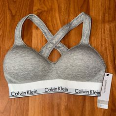 Gray Padded Bralette, Brand New With Tags Calvin Klein Seamless Spring Bra, Spring Stretch Calvin Klein Bra, Casual Bra, Victoria's Secret Perfume, Boxers Women, Calvin Klein Outfits, Girly Style Outfits, Calvin Klein Ck One, Calvin Klein Bralette