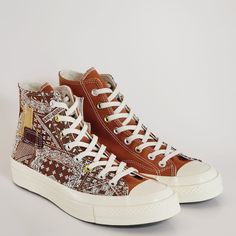 Converse Chuck 70 Hi High Top Tawny Owl Brown / Egret / Eternal Earth Canvas Unisex Sneakers A05205c Nwt Brand: Converse Model: Chuck 70 Hi Style Code: A05205c Color: Tawny Owl / Egret / Eternal Earth Gender: Unisex, Listed As Men's Shoes. Size Guide: Us Men's 10.5 / Us Women's 12.5 / Uk 10.5 / Eur 44.5 / Cm 29 Not Your Grandma's Chucks Taking Cues From Grandma's Favorite Crafts, These High Tops Bridge The Generational Gap With A Crafted, Diy Look. Cut-And-Sew Patchwork Panels Come Together With Unique Converse High Tops, Brown High-top Canvas Sneakers With Vulcanized Sole, Brown Canvas High-top Sneakers For Streetwear, Brown Lace-up High-top Sneakers With Vulcanized Sole, Brown Canvas Lace-up High-top Sneakers, Brown Lace-up Canvas High-top Sneakers, Casual Brown High-top Sneakers For Fall, Brown Canvas Sneakers With Vulcanized Sole, Brown Canvas High-top Sneakers With Vulcanized Sole