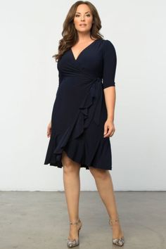 Whimsy Wrap Dress + plus size cruise formal dress Plus Size Fashion Tips, Midi Wrap Dress, Stylish Plus, Mom Dress, Jumpsuit Fashion, Maxi Wrap Dress