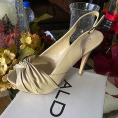 Odelice Size 9 Aldo Shoes. Brand New. Never Worn. Casual Cream Heels For Evening, Shoes Brand, Aldo Shoes, Shoe Brands, Shoes Women Heels, Shoes Heels, Women Shoes, Brand New, Heels