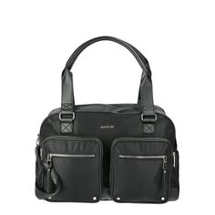 Whats a weekend getaway without a stylish bag to bring with? The Cargo Pocket Weekender Bag from Madden NYC features multiple compartments, pockets, and a luggage strapyoull be able to keep your belongings super organized while looking fabulous at the same time. Double win. Head to the airport in stylish flair and with no worries as this bags got you covered as you head to your next fun-filled adventure. Size: one size.  Color: Black.  Gender: female.  Age Group: adult. Travel Shoulder Diaper Bag With Luggage Sleeve, Black Shoulder Bag With Pockets For Travel, Travel Diaper Shoulder Bag With Luggage Sleeve, Travel Diaper Bag With Luggage Sleeve, Travel Diaper Bag With Luggage Sleeve, Shoulder Style, Black Shoulder Bag For Weekend Trips, Travel Satchel Diaper Bag With Zipper Pocket, Modern Bags With Adjustable Strap For Overnight Trips, Modern Black Shoulder Bag For Weekend Trips