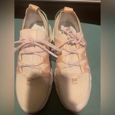 Questions? Leave A Comment Below! Pink Sneakers With Speckled Midsole, Pink Synthetic Sneakers With Speckled Midsole, Pink Synthetic Sneakers With Boost Midsole, Outdoor Lace-up Sneakers With Speckled Midsole, Pink Chunky Lace-up Sneakers With Boost Midsole, Madewell Shoes, Knit Sneakers, Madewell, Athletic Shoes