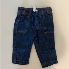 Thin Jean Material. Elastic Waist. Faux Tie Front. New Without Tags. Boy Jeans, Jean Material, Jeans Material, Boys Jeans, Jeans Color, Kids Bottoms, Colored Jeans, Elastic Waist, Color Blue