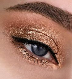 LuxVisage Metal Hype Liquid Eyeshadows – DiffLand Spring Eyeshadow, Gold Makeup Looks, Gold Eye Makeup, Dance Makeup, Gel Texture, Eye Makeup Pictures, Eye Makeup Designs, Gold Makeup, Eyeshadow Primer