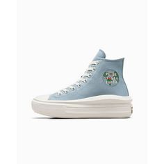 Brand New High Top Embroidery Shoes For Women Size 8 Converse Move Platform, Converse Move, Chuck Taylor All Star Move, Top Embroidery, Embroidery Shoes, Converse Chuck Taylor All Star, Womens Converse, Chuck Taylor All Star, Converse Chuck