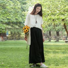 simplelinenlife-Women-Skirts-Summer-Linen-Skirt-Elastic-Waist Casual Full-length Relaxed Skirt, Casual Full-length Pleated Maxi Skirt, Casual Full-length Lined Skirt, Casual Full Length Pleated Maxi Skirt, Casual Flowy Full-length Maxi Skirt, Summer Full Length Gathered Skirt, Skirt Organza, Cotton Skirts, Skirts Summer