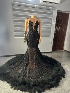 Lace Reception Dress, Reception Dress Lace, Reception Dress Long, Prom Dress African, Black Mermaid Prom Dress, Prom Dress Pattern, Black Lace Prom Dress, Wedding Dress Black, Black Wedding Dress