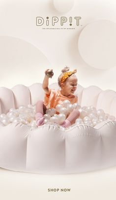 The DiPP!T is the ultimate inflatable ball pit! Featuring premium VELVET vinyl and approximately 500 jumbo 3” crush-proof ball pit balls, little ones and young ones at heart will HAVE A BALL (or a few hundred)! Pool, Velvet, Vinyl