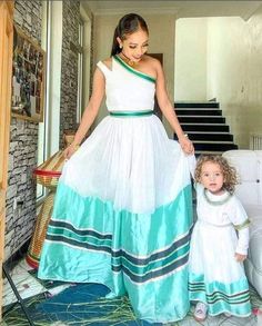 Mother and daughter fashion Call and order +251910623809 Mother And Daughter Fashion, Daughter Fashion, Cap Sleeve Prom Dress, Casual Beach Sandals, Ethiopian Dress