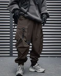 Techwear Pants ’Saijo’ - STORM™ Urban Style Man, Tech Wear Cargo Pants, Dystopian Techwear, Mens Techwear Fashion, Fall Clothes Men, Soft Techwear, Tech Wear Men, Techwear Men Outfit, Male Techwear