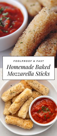 Image for Homemade Baked Mozzarella Sticks Homemade Mozzarella Sticks Baked, Best Mozzarella Sticks, Pizza Type Recipes, Baked Mozzarella Sticks, Baked Mozzarella, Cheese Sticks Recipe, Homemade Mozzarella Sticks, Mozzarella Sticks Recipe, Kid Friendly Dinners