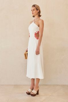 Random Wishlist, Off White Dress, Off White Dresses, Cult Gaia, Miami Design, Clothes Horse, Easy Wear, Sliders, Midi Length