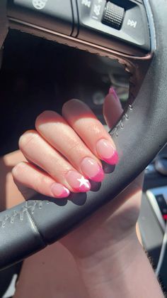 #nails #preppy #naildesign Simple Nails School, School Nail Inspiration, Hoț Girl Summer Nails, Nails For Europe Trip Summer, Nail Inspo For 7th Grade, Back To School Nail Inspo Acrylic, Nail Gel X Designs, Preppy Back To School Nails, French Nails Different Colors