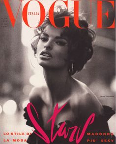 a magazine cover with a woman's face on it