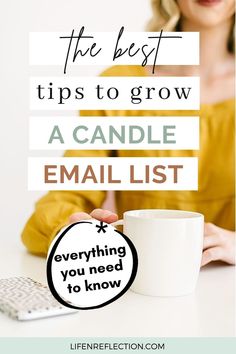 the best tips to grow a candle email list