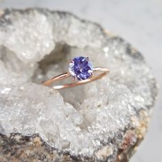 Tanzanite Solitaire Ring Gold Ear Jacket, Gold Diamond Wedding Rings, K Rose, Tanzanite Engagement Ring, December Birthstone Ring, Marquise Diamond Engagement Ring, Rosecut Diamond Ring, December Birthday, Claddagh Rings