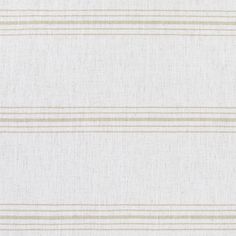 an upholstered white and beige striped fabric