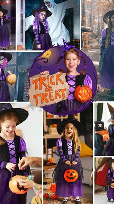 Halloween Costumes Witch, Girls Witch Costume, Kids Witch Costume, Girls Halloween Costumes, Costume For Girls, Glinda The Good Witch, Witch Makeup, Witch Dress, Witch Halloween Costume