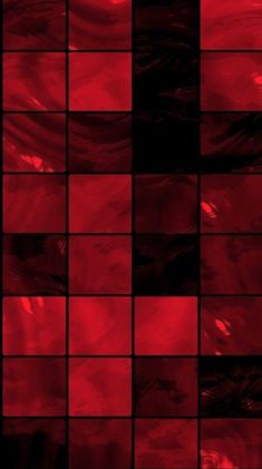 red and black squares are shown in this abstract pattern, which appears to be made up of