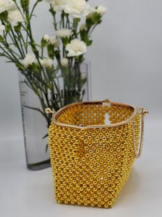 Gold Bag, Clutch Bag, Bag With Kiss Lock Purse Frame, Handbag, Evening Bag, Luxury Bag,beaded Bag - Etsy Iraq Elegant Party Bucket Bags, Elegant Bucket Shape Shoulder Bag For Gift, Elegant Bucket Shape Shoulder Bag As Gift, Elegant Bucket Evening Bag As Gift, Elegant Metal Rectangular Shoulder Bag, Elegant Bucket Evening Bag For Events, Elegant Rectangular Metal Shoulder Bag, Gold Bucket Shoulder Bag For Party, Elegant Bucket-shaped Bag As A Gift