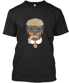 Pitbull Hund T Shirt Black T-Shirt Front