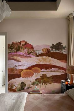 This eclectic landscape brings memories to a dreamy fantasy world. The panorama appeals to the imagination thanks to its soft shapes. Decor Western, Interior Design Per La Casa, Desain Lanskap, Inspire Me Home Decor, Diy Makeover, Design Wallpaper, Le Corbusier, Dream House Decor, Decor Rustic