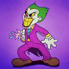 an image of a cartoon character that appears to be the joker