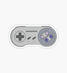 a nintendo wii controller sticker on a white background