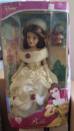 the princess doll is in its box for sale