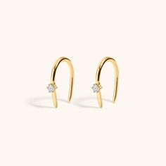 Shooting Star Open Hoop Earrings in Titanium (Gold) Cartilage Earrings Stud, Ear Party, Open Hoop Earrings, Infinite Possibilities, Shooting Star, Latest Jewellery, Star Studs, Business Insider, Cartilage Earrings