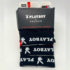 Playboy By Pacsun 3-Pack Boxers Brief Focus Fit Sz X-Large. 3 Pack Red, Black & Gray. Questions? Leave A Comment Below! Casual Anti-odor Black Boxer Briefs, Casual Black Anti-odor Boxer Briefs, Black Cotton Anti-odor Boxer Briefs, Boxer Briefs, Pacsun, Leave A Comment, Black Gray, Black And Grey, Socks