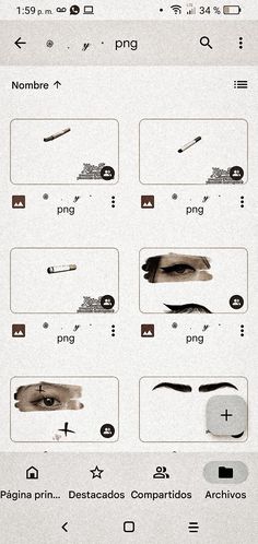 an info sheet with different types of hair and other things to see on the screen